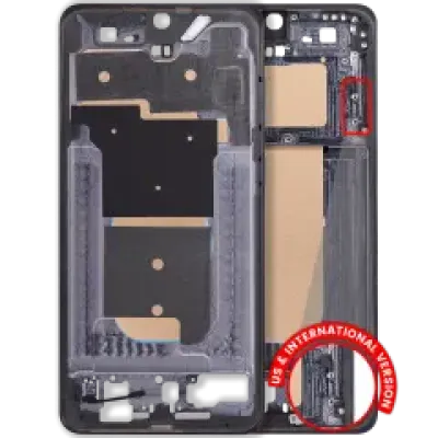 Рамка корпусу для Samsung Galaxy S25 Edge 5G (US & International Version) (Titanium Jetblack)