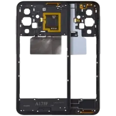 Рамка корпусу для Samsung Galaxy A17 4G (A175 / 2025) (чорний)