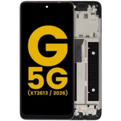 Дисплейний модуль (LCD) з рамкою для Motorola Moto G 5G (XT2613 / 2026) (Refurbished) (All Colors)