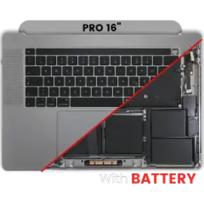 Топкейс з акумулятором і клавіатурою (ISO German) для MacBook Pro 16" A2141 (2019)