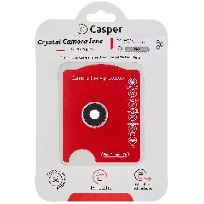 Захист скла камери Casper для iPhone 17e (рожевий) (прозоре)