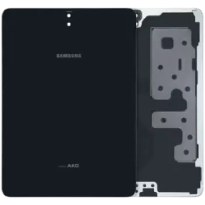 Задня кришка зі склом камери для Samsung Galaxy Tab S3 9.7" (T820) (2017) (Service Pack) (чорний)