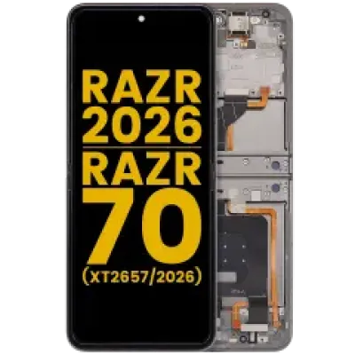 Дисплейний модуль для Motorola Razr 2026 / Razr 70 (XT2657 / 2026) (Refurbished) (OLED) (Hematite)