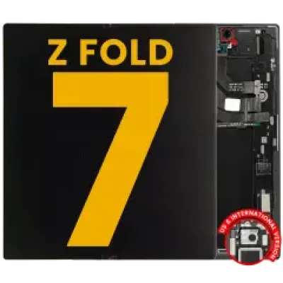 Дисплейний модуль OLED внутрішній з рамкою для Samsung Galaxy Z Fold 7 5G (US & International) (Refurbished) (Jet Black)