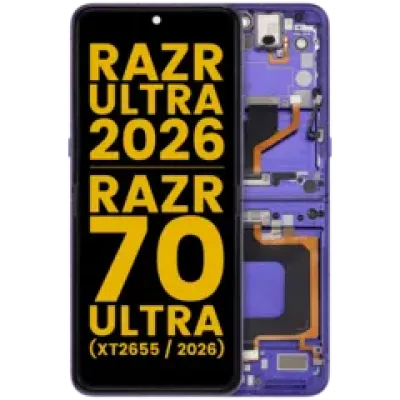 Дисплейний модуль для Motorola Razr Ultra 2026 / Razr 70 Ultra (XT2655 / 2026) (Refurbished) (OLED) (Orient Blue)