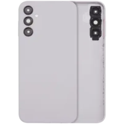Задня кришка зі склом камери для Samsung Galaxy A14 4G (A145 / 2023) (No Logo) (Aftermarket Plus) (сріблястий)