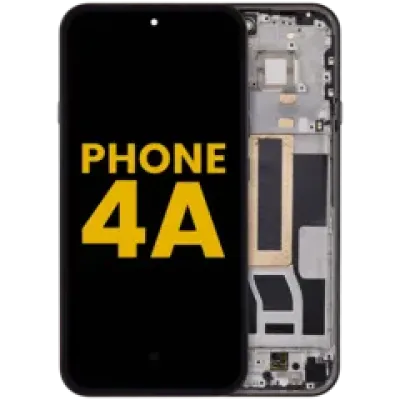 Дисплейний модуль (OLED) з рамкою для Nothing Phone (4a) (Refurbished) (чорний)