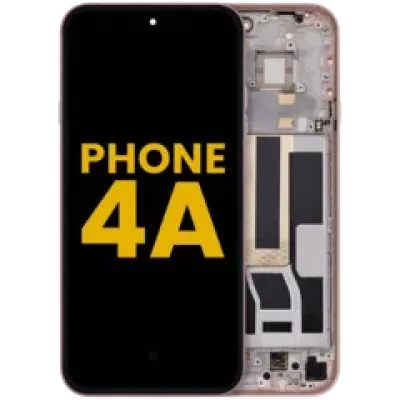 Дисплейний модуль (OLED) з рамкою для Nothing Phone (4a) (Refurbished) (рожевий)