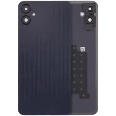 Задня кришка зі склом камери для Samsung Galaxy A05 4G (A055 / 2023) (No Logo) (Aftermarket Plus) (чорний)