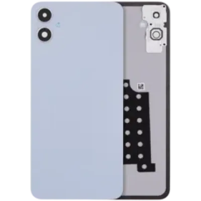 Задня кришка зі склом камери для Samsung Galaxy A05 4G (A055 / 2023) (No Logo) (Aftermarket Plus) (сріблястий)