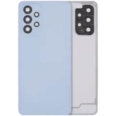 Задня кришка зі склом камери для Samsung Galaxy A33 5G (A336 / 2022) (No Logo) (Aftermarket Plus) (синій)