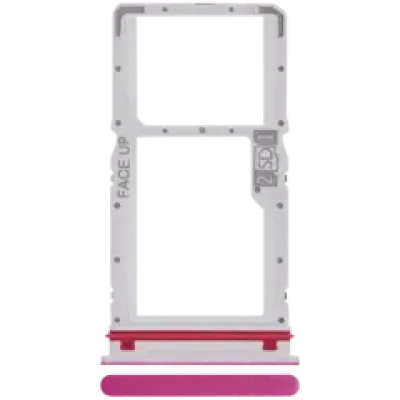 Лоток SIM для Motorola Moto G37 (XT2625 / 2026) (Fuchsia Red)