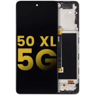 Дисплейний модуль (LCD) з рамкою для TCL 50 XL 5G (Refurbished) (Усі кольори)
