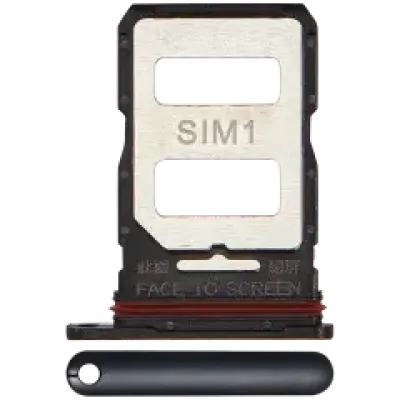 Лоток SIM для Xiaomi 12T / 12T Pro (чорний)