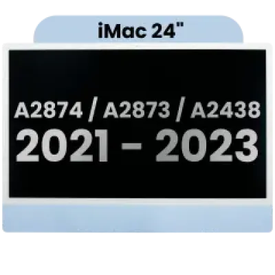 Дисплейний модуль LCD для iMac 24" A2874 / A2873 (2023) / A2438 / A2439 (2021) (LG204A-215 LM235UH1 SDD1) (Used OEM Pull: Grade A) （Small Camera hole） (синій)