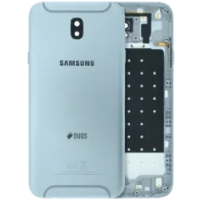 Задня кришка для Samsung Galaxy J7 Pro (J730 / 2017) (Service Pack) (сріблястий)