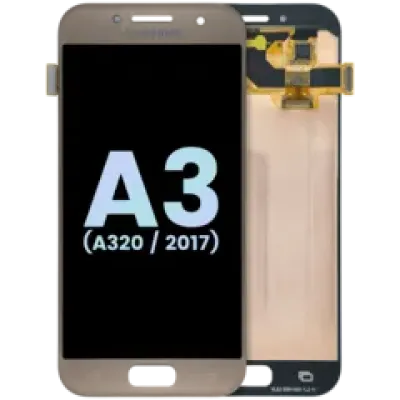 Дисплейний модуль (OLED) без рамки для Samsung Galaxy A3 (A320 / 2017) (Service Pack) (Gold Sand)