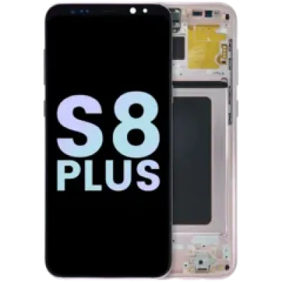 Дисплейний модуль (OLED) з рамкою для Samsung Galaxy S8 Plus (Service Pack) (Rose Pink)