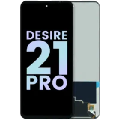 Дисплейний модуль (LCD) без рамки для HTC Desire 21 Pro (Genuine OEM) (чорний)