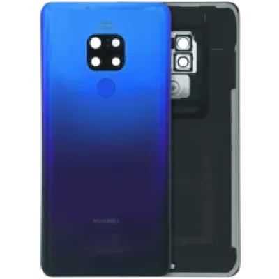 Задне скло з скло камери для Huawei Mate 20 (Genuine OEM) (Twilight)