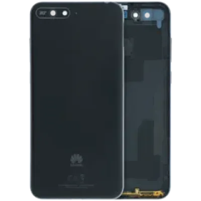 Задня кришка для Huawei Y6 (2018) (Genuine) (чорний)