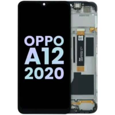 Дисплейний модуль з рамкою для Oppo A12 (2020) (Genuine OEM) (Усі кольори)
