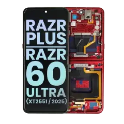 Дисплейний модуль (OLED) для Motorola Razr Plus / Razr 60 Ultra (XT2551 / 2025) (Genuine OEM) (Rio Red)