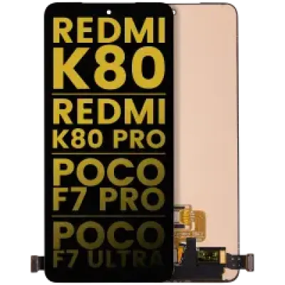 Дисплейний модуль (OLED) без рамки для Xiaomi Redmi K80 / K80 Pro / Poco F7 Pro / Poco F7 UItra (Refurbished) (всі кольори)