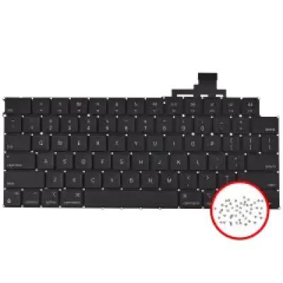 Клавіатура з підсвіткою та гвинтами для MacBook Air 15" (A3114 / Mid 2024) (US English)