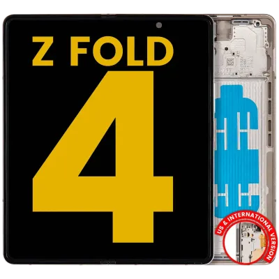Дисплейний модуль OLED (внутрішній) з рамкою для Samsung Galaxy Z Fold 4 5G (US & International) (Refurbished) (Beige)