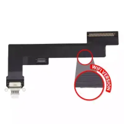 Шлейф зарядки для iPad Air 4 (WiFi Only) (Used OEM Pull: Grade A) (білий)