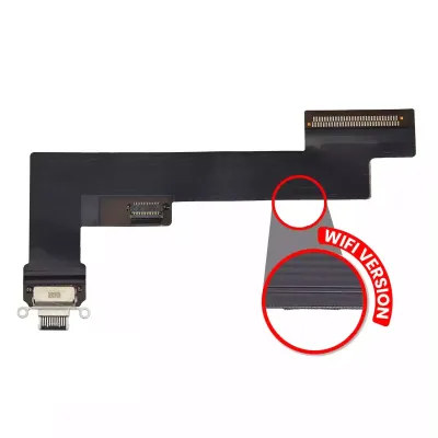 Шлейф зарядки для iPad Air 4 (WiFi Only) (Used OEM Pull: Grade A) (чорний)