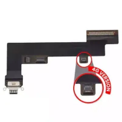 Шлейф зарядки для iPad Air 4 / iPad Air 5 (Cellular) (Used OEM Pull: Grade A) (чорний)