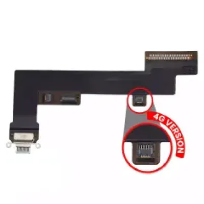 Шлейф зарядки для iPad Air 4 (Cellular) (Used OEM Pull: Grade A) (Sky Blue)