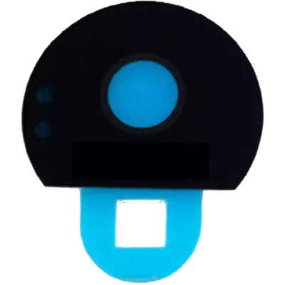 Скло основної камери для Motorola Moto Z Droid (XT1650 / 2016) (Black) (Genuine OEM)