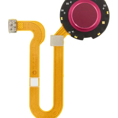 Считувач відбитків зі шлейфом для Motorola One Hyper (XT2027-1 / 2020) (Genuine OEM) (Magenta)