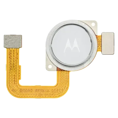 Считувач відбитків зі шлейфом для Motorola Moto G Fast (XT2045 / 2020) (Genuine OEM) (Pearl White)