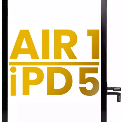 Тачскрін для iPad Air 1 / iPad 5 (2017) (кнопка Home встановлена для iPad Air 1) (Premium) (чорний)