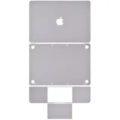Наклейка 4-в-1 (топкейс, нижня кришка, клавіатура, трекпад) для MacBook 12" A1534 (2015-2017) (Space Gray)