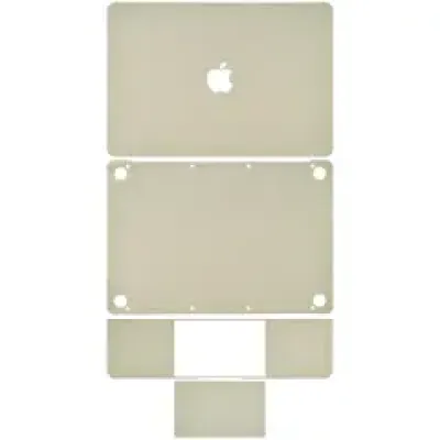 Наклейка 4-в-1 (топкейс, нижня кришка, клавіатура, трекпад) для MacBook 12" A1534 (2015-2017) (Gold)