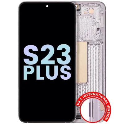 OLED Assembly With Frame For Samsung Galaxy S23 Plus 5G (US & International) (Service Pack) (Lavender)