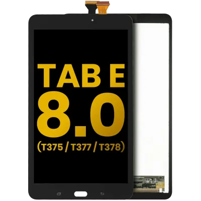Дисплейний модуль (LCD) без рамки для Samsung Galaxy Tab E 8.0" (T375 / T377 / T378) (2016) (Refurbished) (чорний)