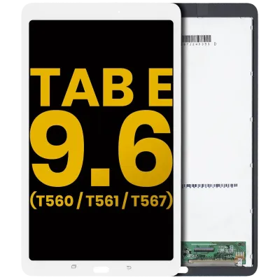 Дисплейний модуль (LCD) без рамки для Samsung Galaxy Tab E 9.6" (T560 / T561 / T567) (2015) (Refurbished) (білий)