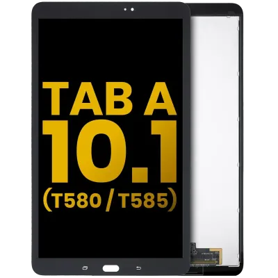 Дисплейний модуль (LCD) без рамки для Samsung Galaxy Tab A 10.1" (T580 / T585) (2016) (Refurbished) (чорний)