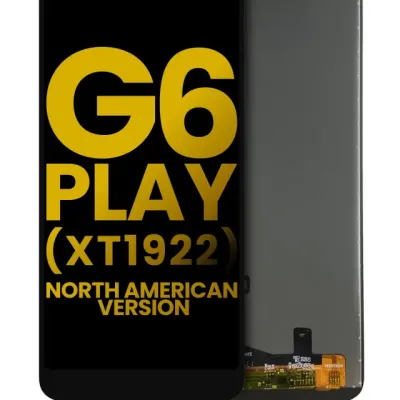 Дисплейний модуль (LCD) без рамки для Motorola Moto G6 Play (XT1922 / 2018) (US версія) (чорний)