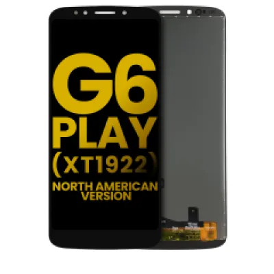 Дисплейний модуль (LCD) без рамки для Motorola Moto G6 Play (XT1922 / 2018) (US версія) (чорний)
