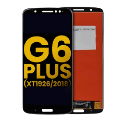 Дисплейний модуль (LCD) без рамки для Motorola Moto G6 Plus (XT1926 / 2018) (Refurbished) (чорний)