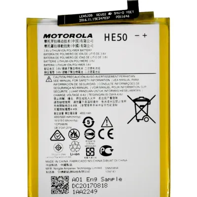 Replacement Battery For Motorola Moto E4 Plus (XT1774 / 2017) / Moto E5 Plus (XT1924 / 2018) / Moto E5 Supra (XT1924-6 / 2018) / One (XT1941 / 2018) (HE50) (Genuine OEM)