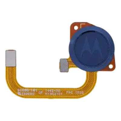 Сканер відбитків пальців зі шлейфом для Motorola Moto E (XT2052 / 2020) (Genuine OEM) (Midnight Blue)