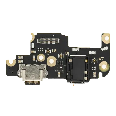 Charging Port Flex Cable With Headphone Jack For Motorola Moto One 5G Ace (XT2113-2 / -5 / 2021) (Genuine OEM)